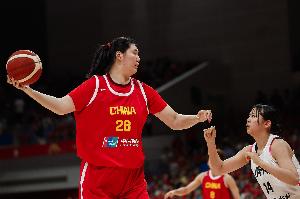 亚洲杯见张子宇继续缺席中国女篮今晚对阵澳大利亚的热身赛